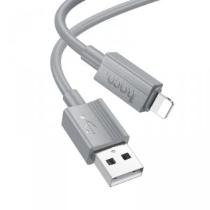 Kabel USB A do Lightning Hoco 2,4A 1 m X107 szary