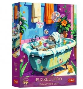 Puzzle Premium Plus 1000 Miau, Relaks, Powtórz