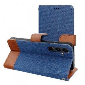 Etui z klapką na Samsung A20e Jeans Book niebieskie