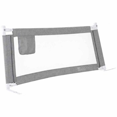 Barierka do łóżka ochronna zabezpieczenie blokada osłona 160cm szara