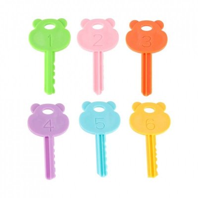 Autobus edukacyjny grający wyskakujące zwierzątka kluczyki