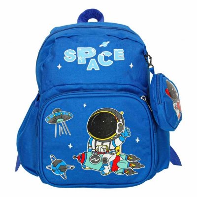 Plecak dla przedszkolaka szkolny dziecięcy astronauta 30x14x23cm