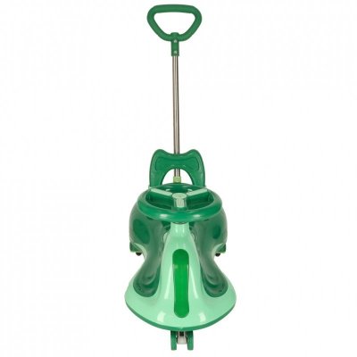 Jeździk grawitacyjny LED Swing FIX S2 skuter z rączką zielony max 100kg