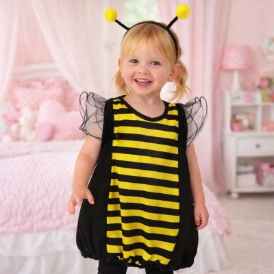 Kostium strój karnawałowy pszczółka 2 el rozmiar S