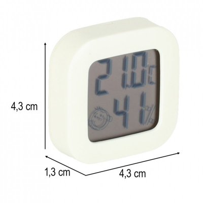 Higrometr termometr pokojowy wilgotnościomierz LCD