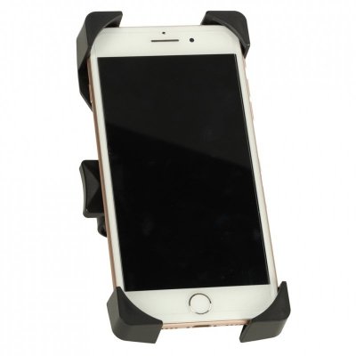 Uchwyt rowerowy motocyklowy na telefon czarny stabilny
