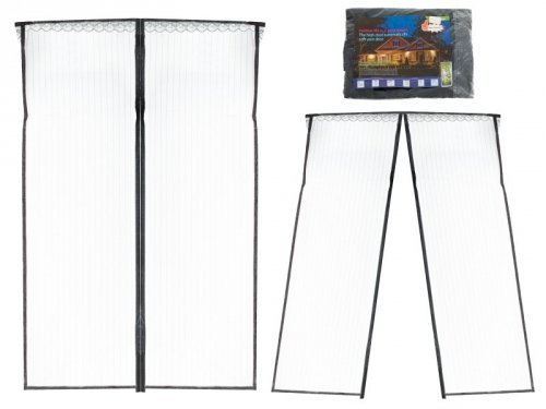 Moskitiera siatka magnetyczna na drzwi 160x230cm CZARNA