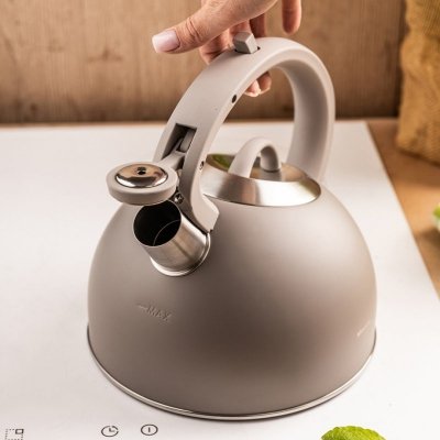 CZAJNIK STALOWY Z GWIZDKIEM 2,5L KLAUSBERG KB-7912