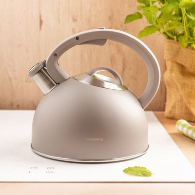 CZAJNIK STALOWY Z GWIZDKIEM 2,5L KLAUSBERG KB-7912