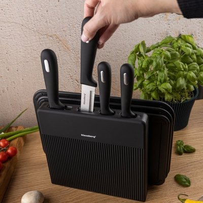 ZESTAW NOŻY I DESEK KUCHENNYCH W STOJAKU KLAUSBERG KB-7980