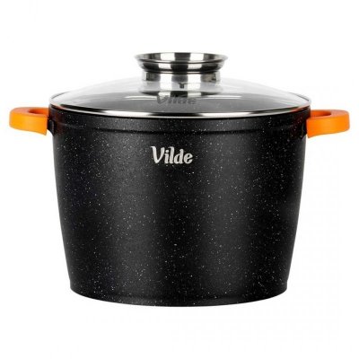 GARNEK GRANITOWY WYSOKI 6,7L 24cm Z POKRYWĄ Z AROMATYZEREM TERRUNA 199110