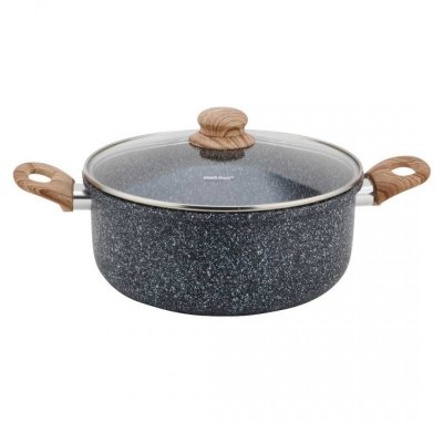 GARNEK MARMUROWY Z KOSZEM DO SMAŻENIA KINGHOFF KH-1985 4L