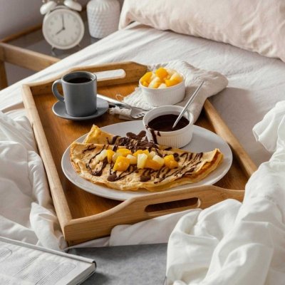BAMBUSOWY STOLIK ŚNIADANIOWY DO ŁÓŻKA POD LAPTOPA 139457