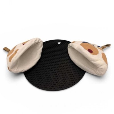 EMALIOWANY GARNEK ŻELIWNY PŁASKI 30cm 3L HAGE CREAM