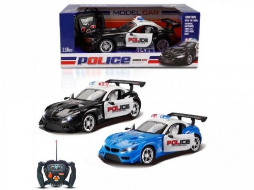 Madej Auto policja R/C światło, otwierane drzwi