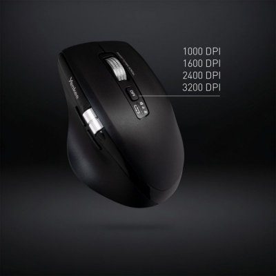 Mysz bezprzewodowa, akumulator, Dual 2xBT +USB2,4G Flying Scroll