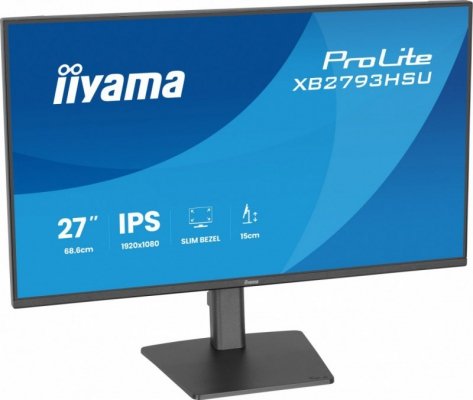 Monitor 27 cali XB2793HSU-B1 IPS, HDMI, DP, 2x2W, 2xUSB, 350cd, 1500:1, HAS 150/PIVOT