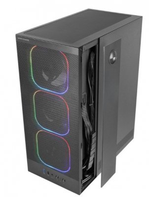 Obudowa MARS MC-NEBULA BLACK ATX 4xARGB fans