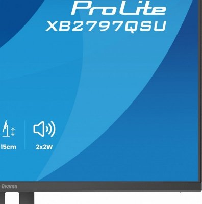 Monitor ProLite  27 cali XB2797QSU-B1 IPS,QHD,2xHDMI,DP,350cd,75Hz,1000:1,     USB HUB,x4 ((2x Type-A v.3.2 Gen 1 (5Gbps, 4.5W) 2x Type-C (5Gbps, 5W))