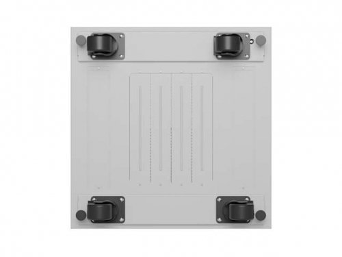 Szafa instalacyjna rack stojąca 19" 42U 600x600 szara drzwi     przeszklone  LCD (Flat pack)
