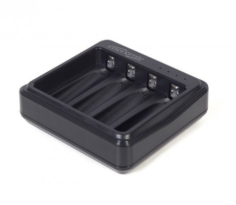 Ładowarka USB do akumulatorów AA/AAA, czarna