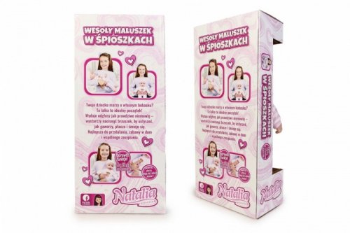 Lalka Natalia Bobas funkcyjny 45 cm