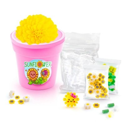 Zestaw kreatywny So Slime Kwiatowe Kreacje - doniczka różowa