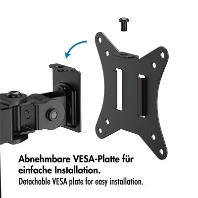 Uchwyt na monitor 17-32 ', 9kg max, czarny