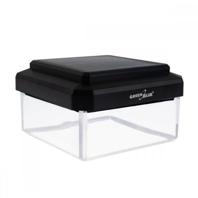 Lampa solarna LED na słupek GB128 WW 100x100 mm 3200K