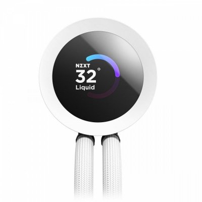 Chłodzenie wodne Kraken plus 360 RGB LCD białe