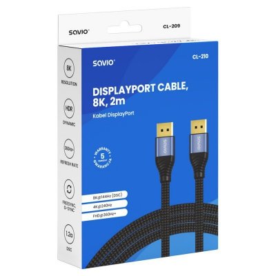 Kabel CL-210 Displayport 2.1 2m