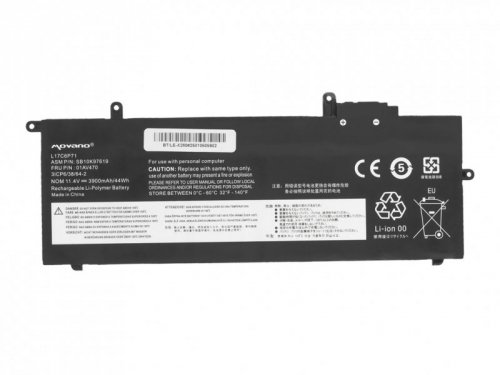 Bateria L17C6P71 do Lenovo Thinkpad X280 A285 - 3900 mAh (44 Wh)