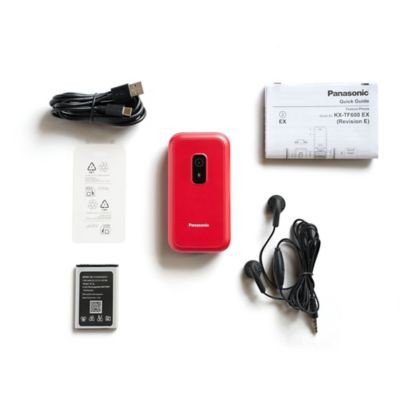 Telefon komórkowy 4G KX-TF600EXR czerwony