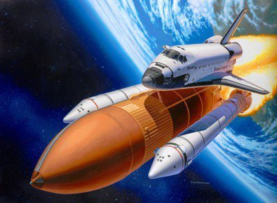 Revell Model plastikowy Space Shuttle Discovery & Booster Rockets