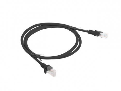 Lanberg PATCHCORD KAT.6 1M CZARNY FLUKE PASSED LANBERG