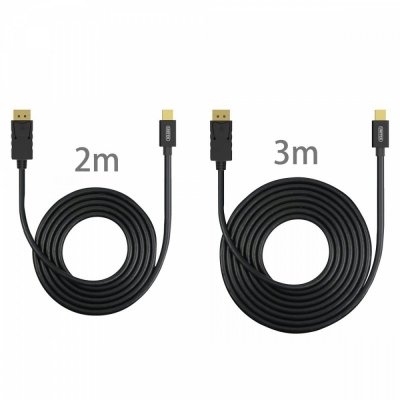Unitek Kabel miniDisplayPort/DisplayPort M/M 2m;Y-C611BK