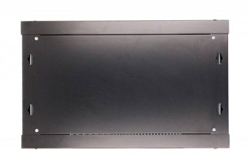 Extralink Szafka wisząca rack 6U 600x600 czarna szklane drzwi