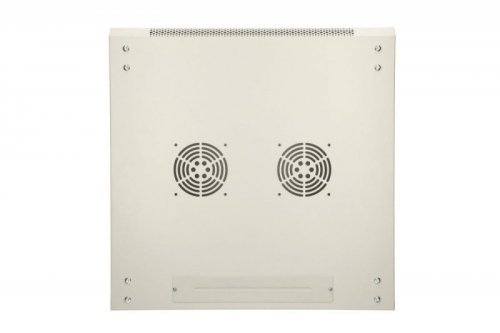 Extralink Szafka wisząca rack 6U 600x450 szara z metalowymi drzwiami