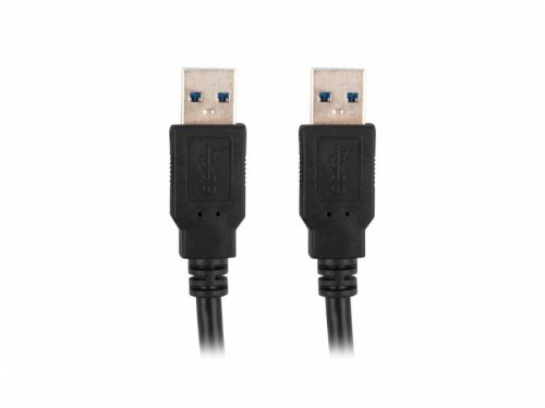 Lanberg Kabel USB-A M/M 3.0 1.0m czarny