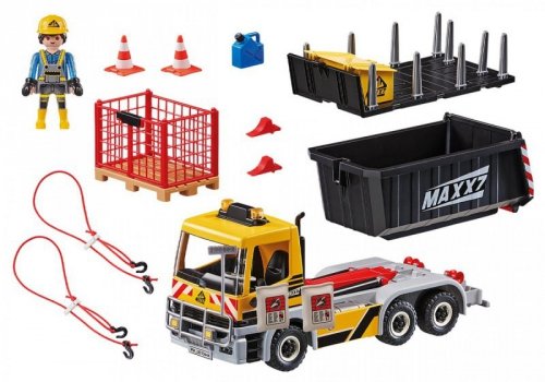 Playmobil Zestaw z figurkami City Action 70444 Samochód cięzarowy z wymiennym nadwoziem