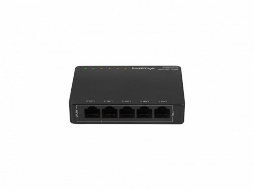 Lanberg Switch POE + Desktop 5 port 1GB DSP3-1005-60W