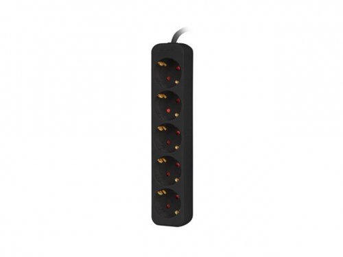 Lanberg Listwa przedłużacz 3m 5X230v c PS0-05F-0300-BK