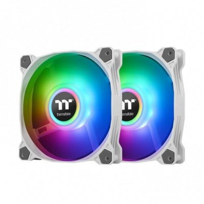 Thermaltake Wentylator - Pure Duo 12 ARGB Sync Radiator Fan 2 Pak biały