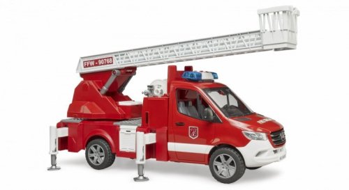 BRUDER Wóz strażacki Mercedes Benz Sprinter z drabiną i światłami