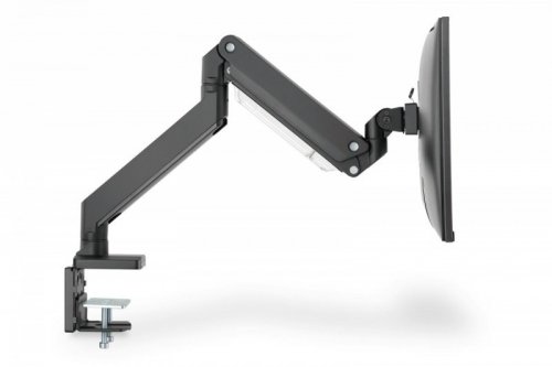 Digitus Ramię biurkowe pojedyncze z zaciskiem, 1xLCD, max. 35&quot;, max. obciążenie 15kg, ze sprężyną gazową