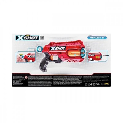 ZURU X-Shot Wyrzutnia pomarańczowa EXCEL REFLEX (12strzałek )