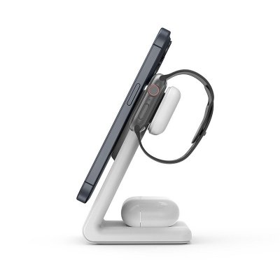 CRONG Ładowarka bezprzewodowa MagSpot Stand 3w1 z MagSafe do iPhone, Apple Watch i AirPods