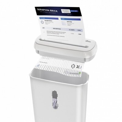Media-Tech Niszczarka dokumentów, folii i kart kredytowych WHITE SHREDDER MT223