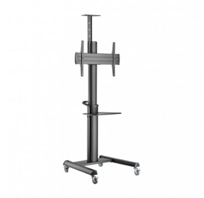 Gembird Stojak pod telewizor aluminiowy mobilny 37-70 cali Czarny