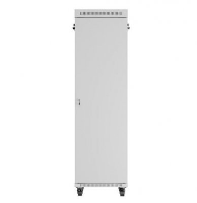 Lanberg Szafa stojąca rack 19&#039;&#039; 42U 600x800 szara drzwi szklane flack pack